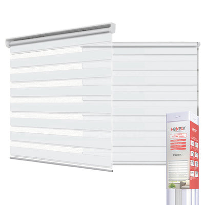 Cortinas Roller Duo 100% Dia y Noche Zebra 150x200cm Homely