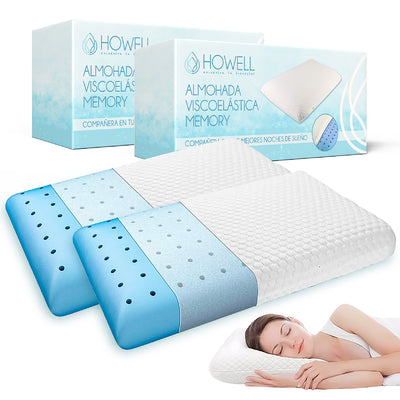Almohada Cervical Aircell Visco Howell Ortopedica Bambu X2