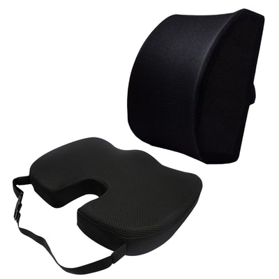 Cojin Lumbar Viscoelástico Asiento + Cojin Espalda Howell