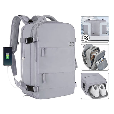 Mochila De Viaje Luxgear NomadLife Impermeable Cabina
