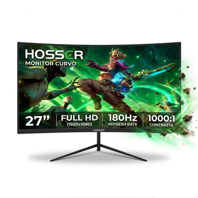 Monitor Gamer Curvo 27 Pulgadas Hosser FHD Gaming Monitor