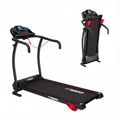 Trotadora 1 Hp Overfit Plegable 12Km 3 niveles Inclinacion