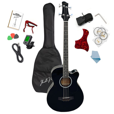 Bajo Electroacustico 43 Negro Ibrah Music