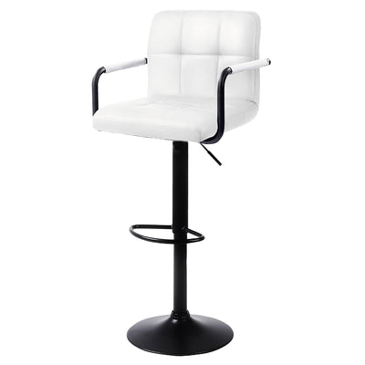 Silla De Bar Piso Taburete Homely Noir Comfort 61-81CM Blanco