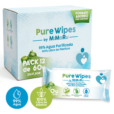toallitas húmedas de bebe pack x12