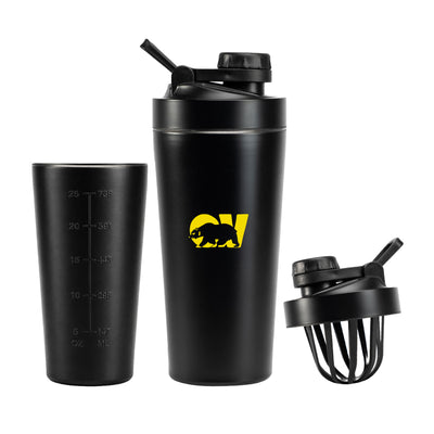 Shaker Termo proteina 750 ml mezclador negro