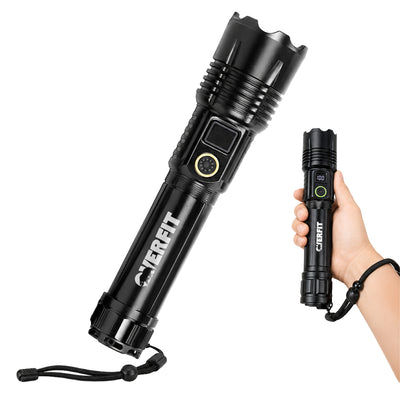 Linterna Led Overfit Largo Alcance Bolsillo Tactica Potente