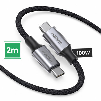 Cable Usb C A C 2 Metros Ios Android Carga Rapida Hosser