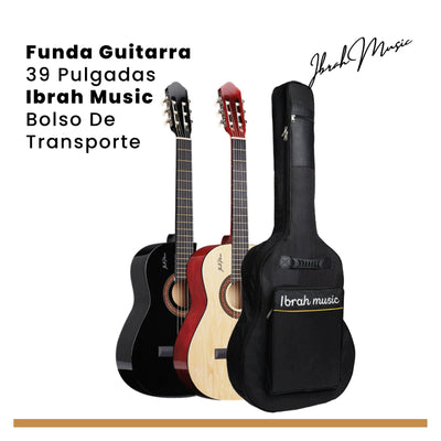 Funda Para Guitarra 39 Pulgadas Ibrah Bolso De Transporte