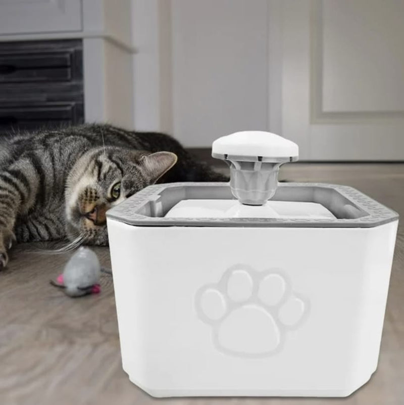 Bebedor de Agua para Gatos Fuente Electrico con Filtro
