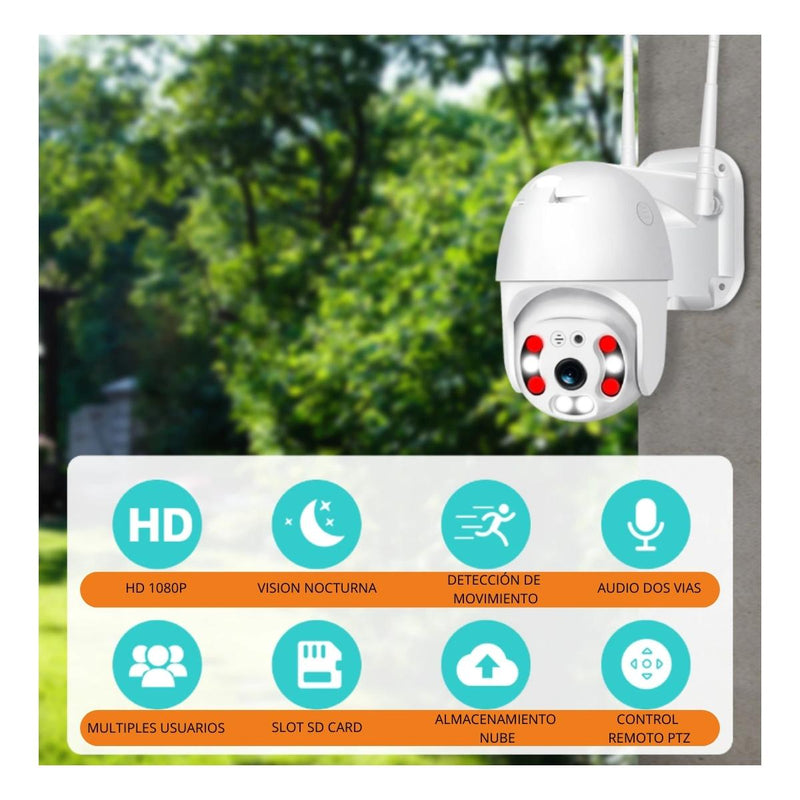 Camaras De Seguridad Wifi Inalambrica Full HD + YIIoT App