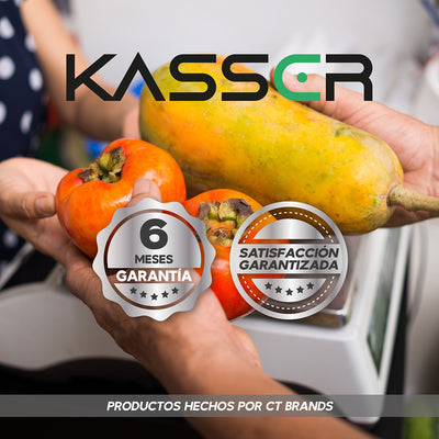 Balanza Digital Kasser Pesa 40 kilos Comercial Recargable