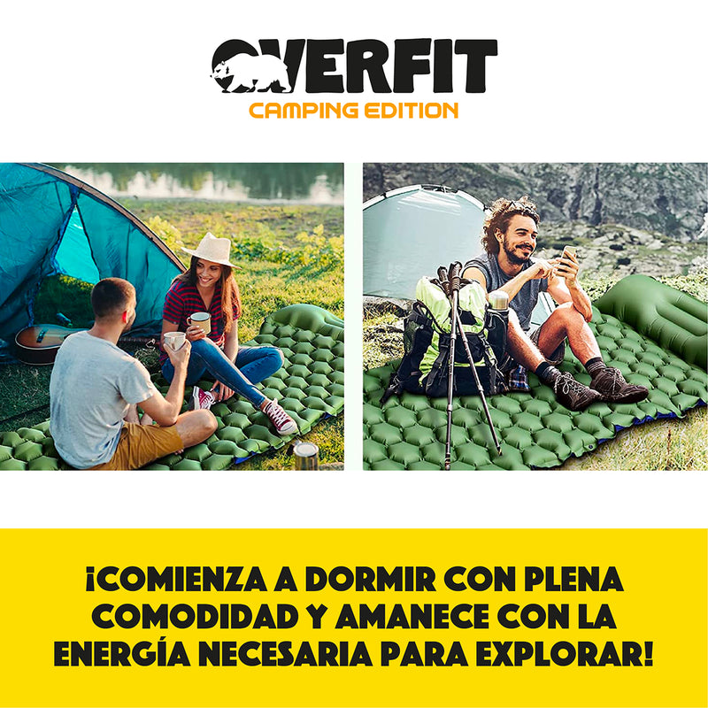 Colchoneta Inflable Individual Camping Overfit Light 5cm