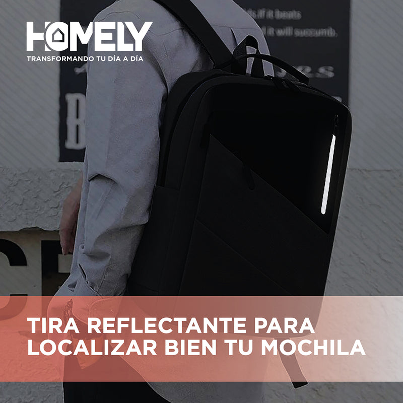 Mochila Notebook Antirrobo Homely Impermeable Ejecutiva