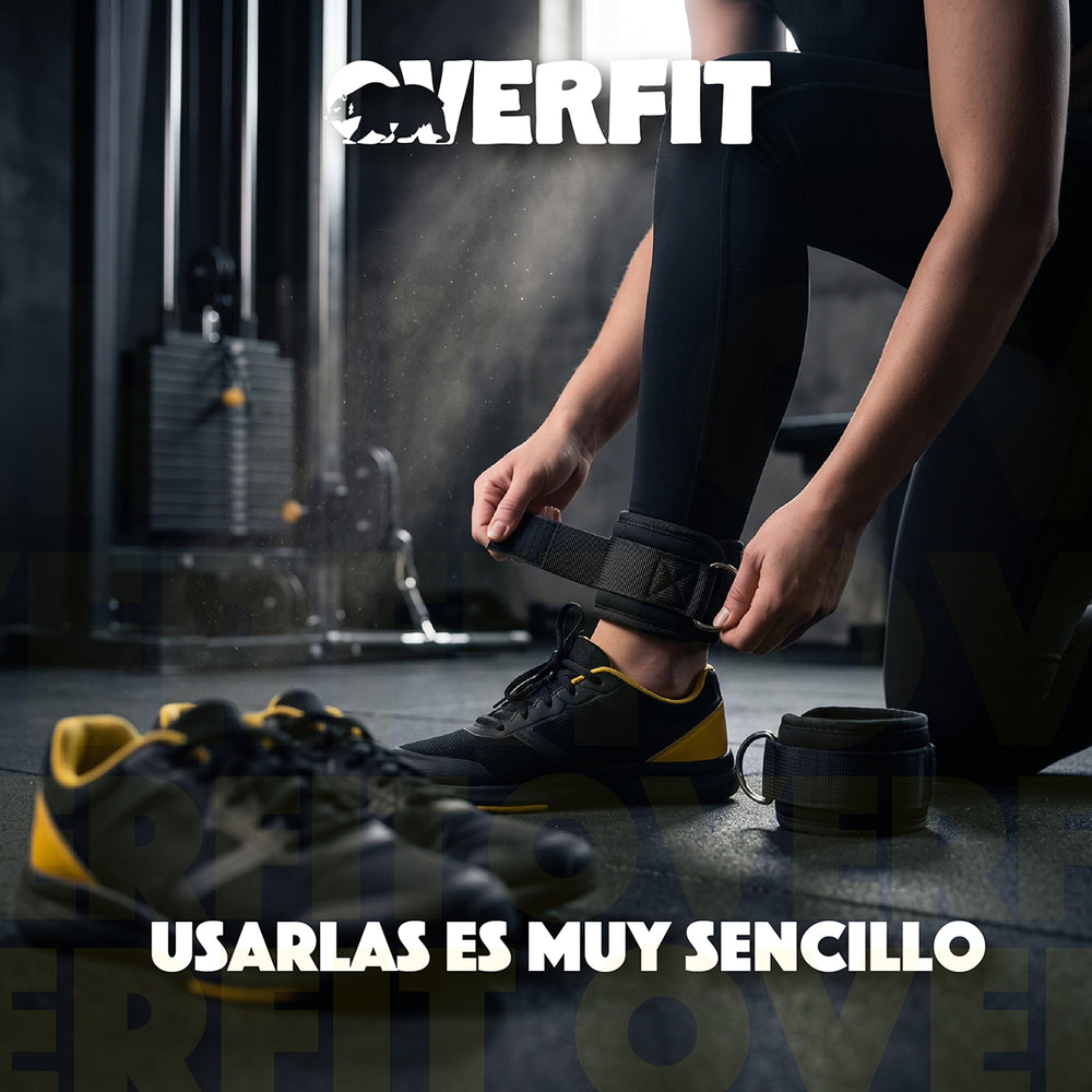 Tobilleras Para Polea Overfit - Vista 7