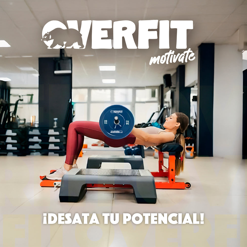 Disco Pesa Olimpica Goma Overfit 20kg Antideslizante