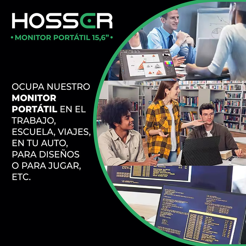 Monitor Portátil Gaming 15.6" Full HD