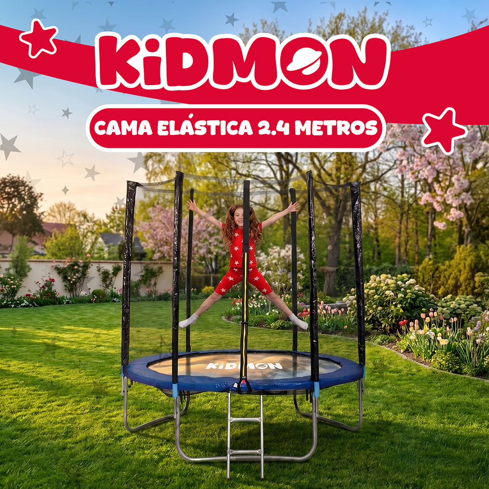 Cama Elastica Para Ninos 2.4 Metros Kidmon Cama Saltarina