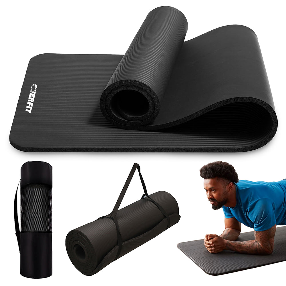 Mat Yoga Nbr 15mm Overfit Ejercicio Alfombra Antideslizante