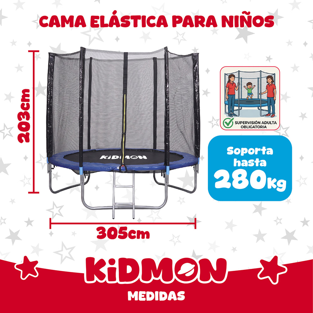 Cama Elastica Para Ninos 3 Metros Kidmon Cama Saltarina