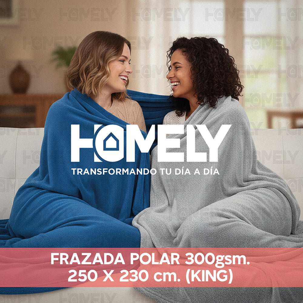 Frazada Polar Termica King 300GSM Homely Manta 250x230cm