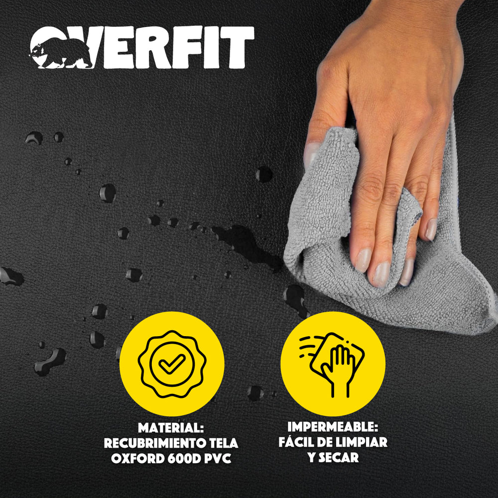 Colchoneta Deportiva Triple Overfit Ejercicios Plegable