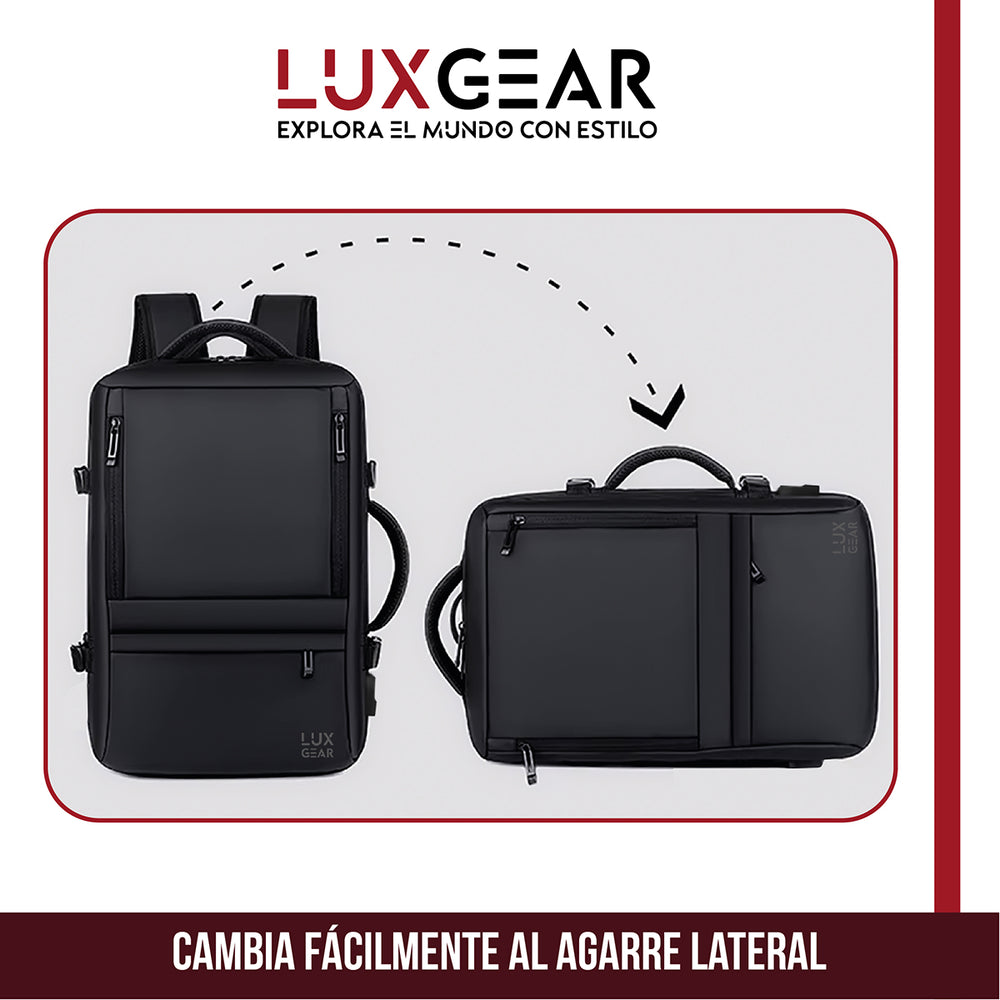 Mochila Maleta Viaje Cabina Luxgear Notebook Impermeable 48L