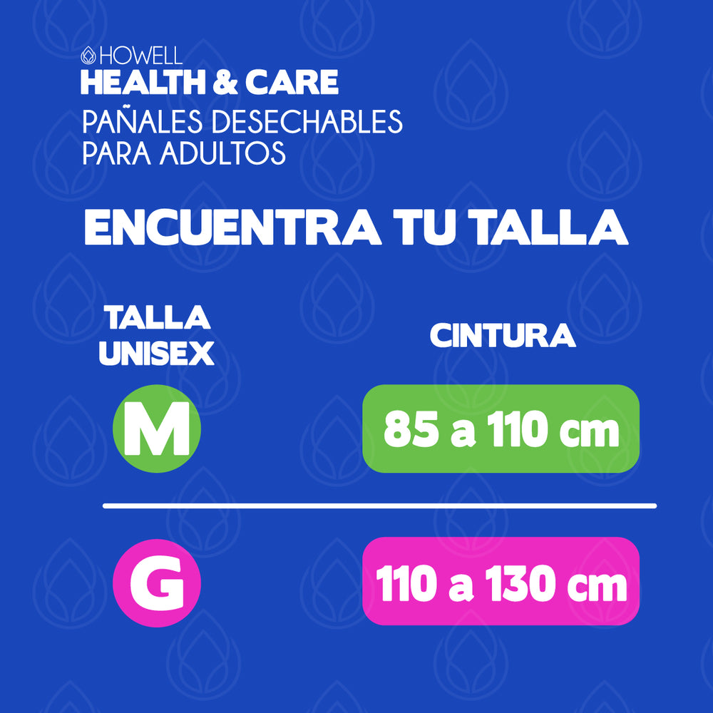 Pack x 16 Pañal para adulto talla M