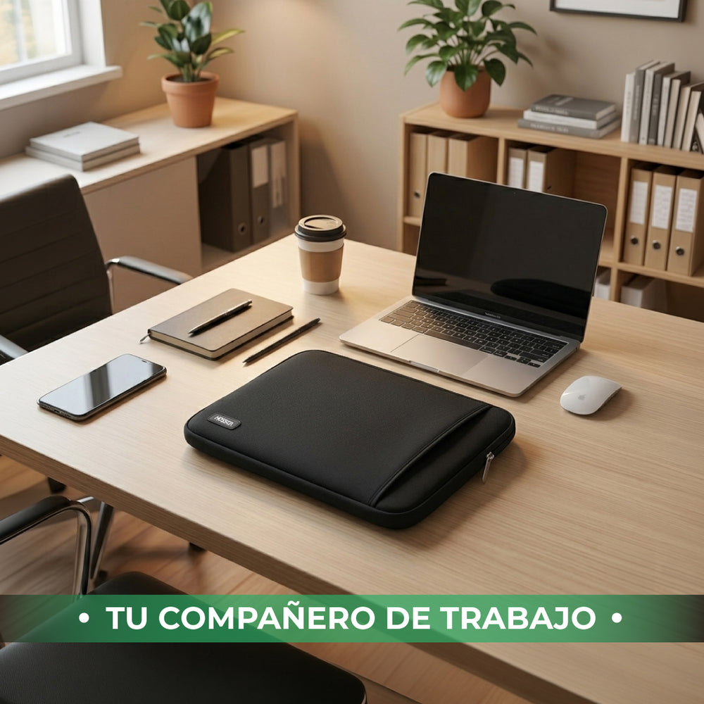 Funda Notebook 13 - 14 Pulgadas Hosser Bolsa Protectora Laptop Portatil Negro - Default Title