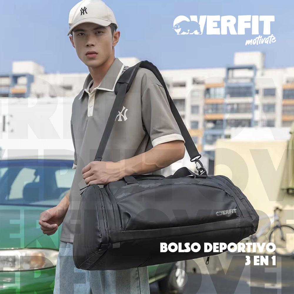 Bolso Gym Deportivo Duffel Overfit 45L Gimnasio Entrenamient