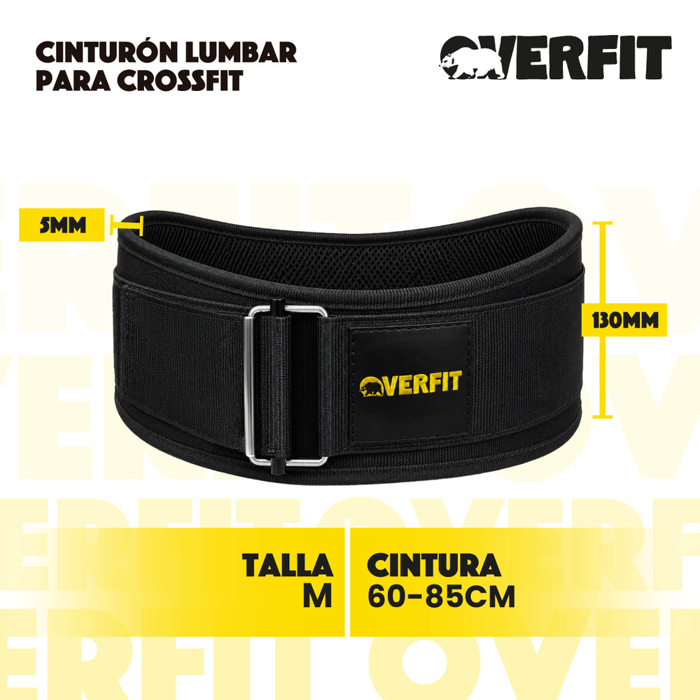 Cinturon Levantamiento Pesas Gym Overfit Lumbar Crossfit