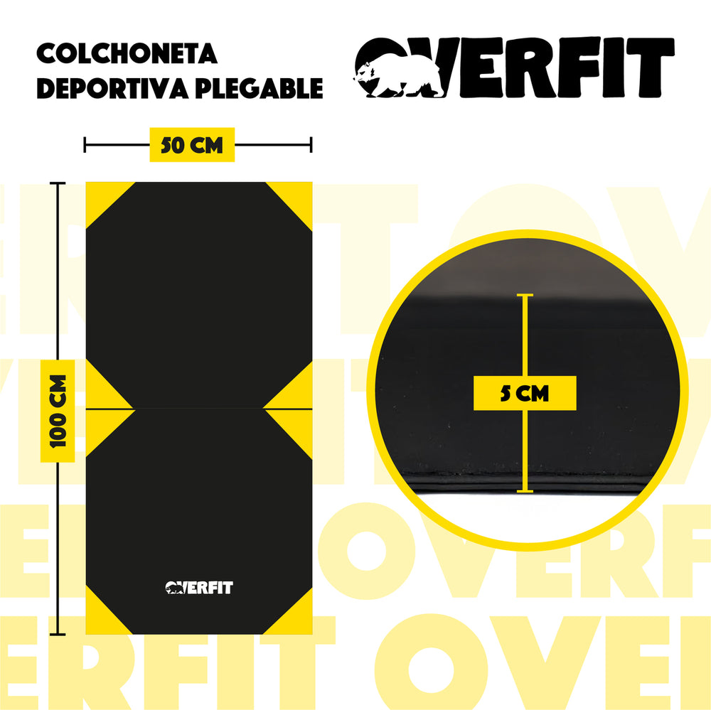Colchoneta Deportiva Overfit 50 mm Ejercicios Abdominales