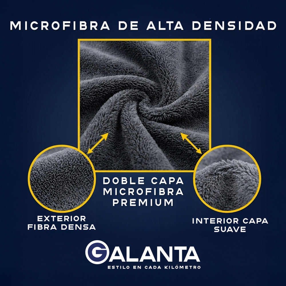 Paño De Microfibra Para Autos Galanta Toalla Secado 1200 GSM Limpieza Profesional Ultra Absorbente - Default Title