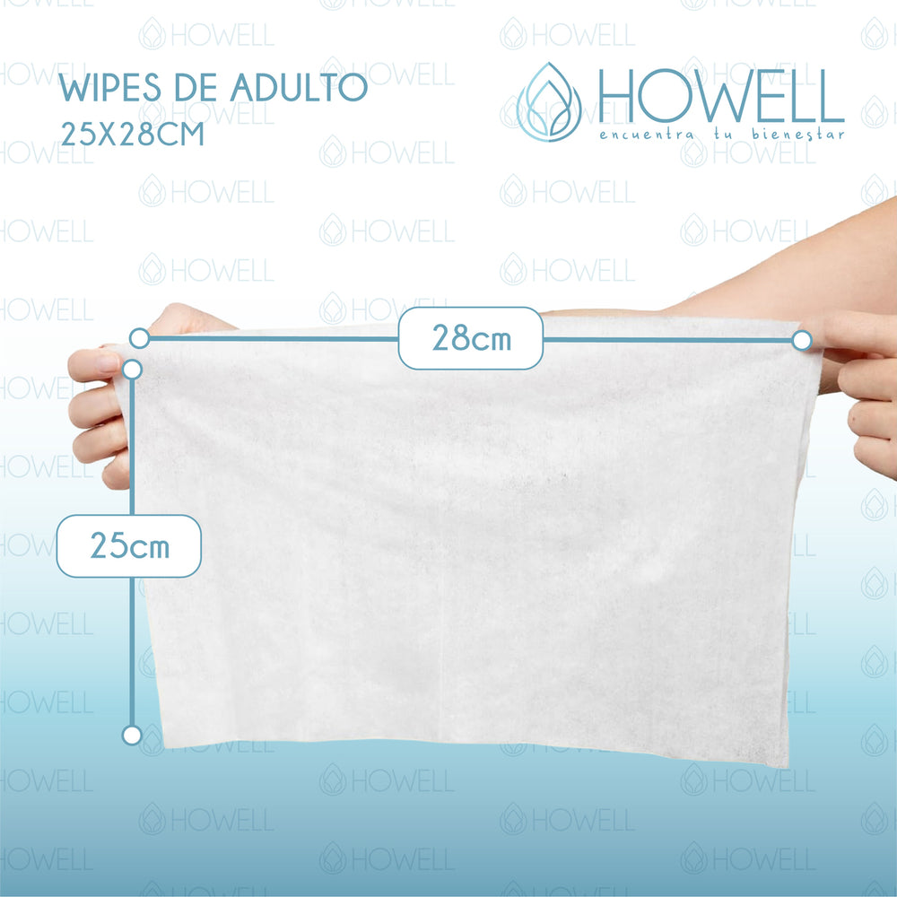 toallitas húmedas de adulto pack x 8