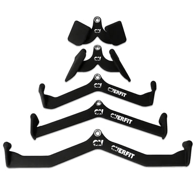 Set De 5 Agarres Ergonomicos Pro Overfit Entrenamiento Polea