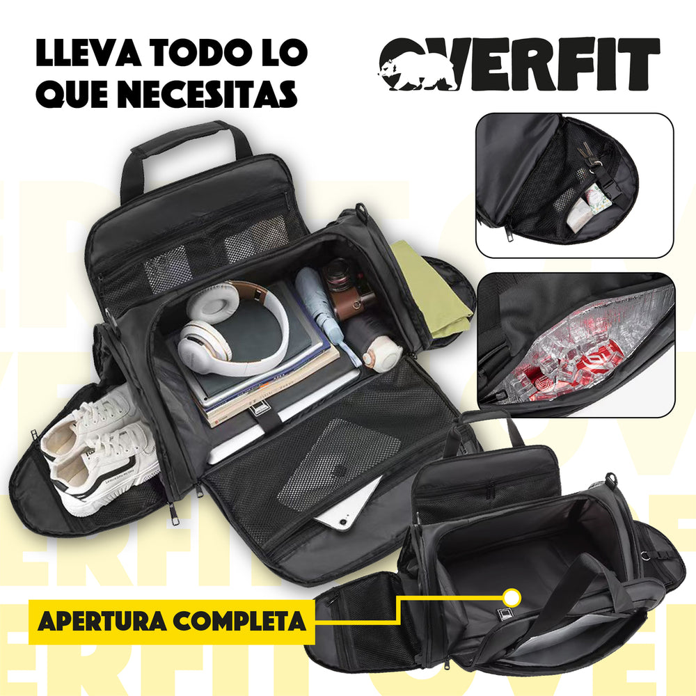 Bolso Gym Deportivo Duffel Overfit 45L Gimnasio Entrenamient