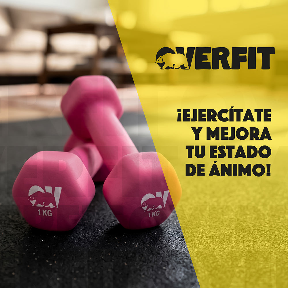 Mancuerna neopreno 1kg uso fitness