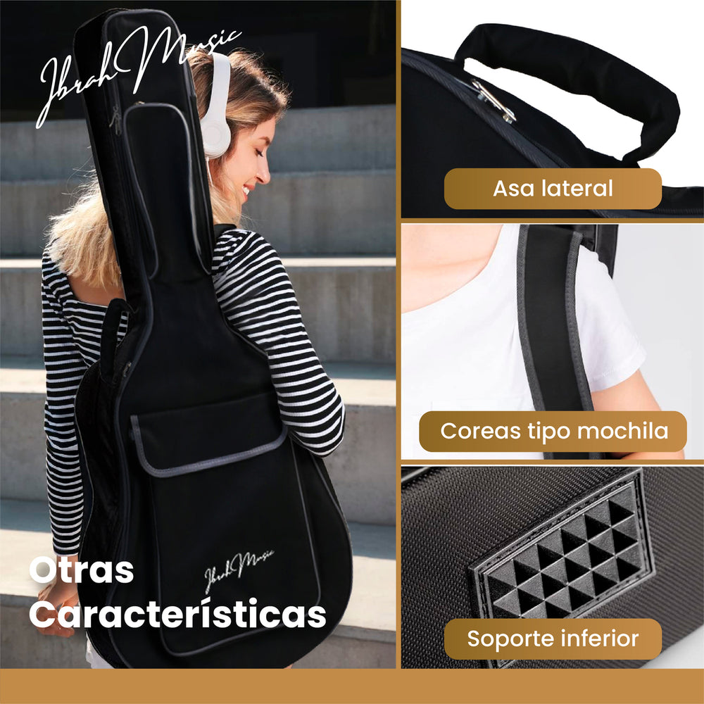 Funda Para Guitarra 41 Pulgadas Ibrah Bolso De Transporte