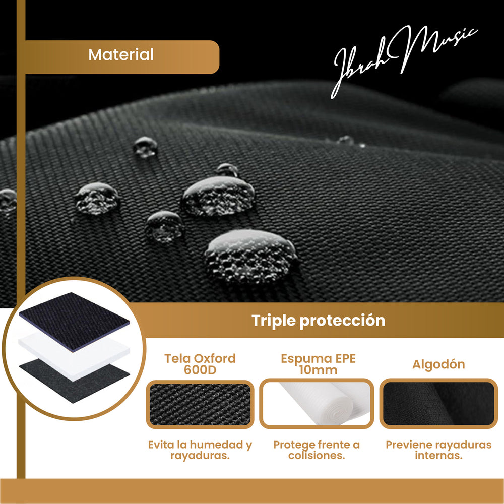 Funda Para Guitarra 41 Pulgadas Ibrah Bolso De Transporte