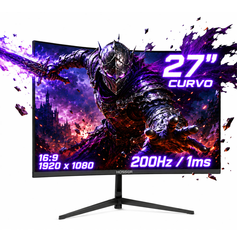 Monitor Gamer Hosser 27 Curvo 200 Hz 1ms - imagen 1