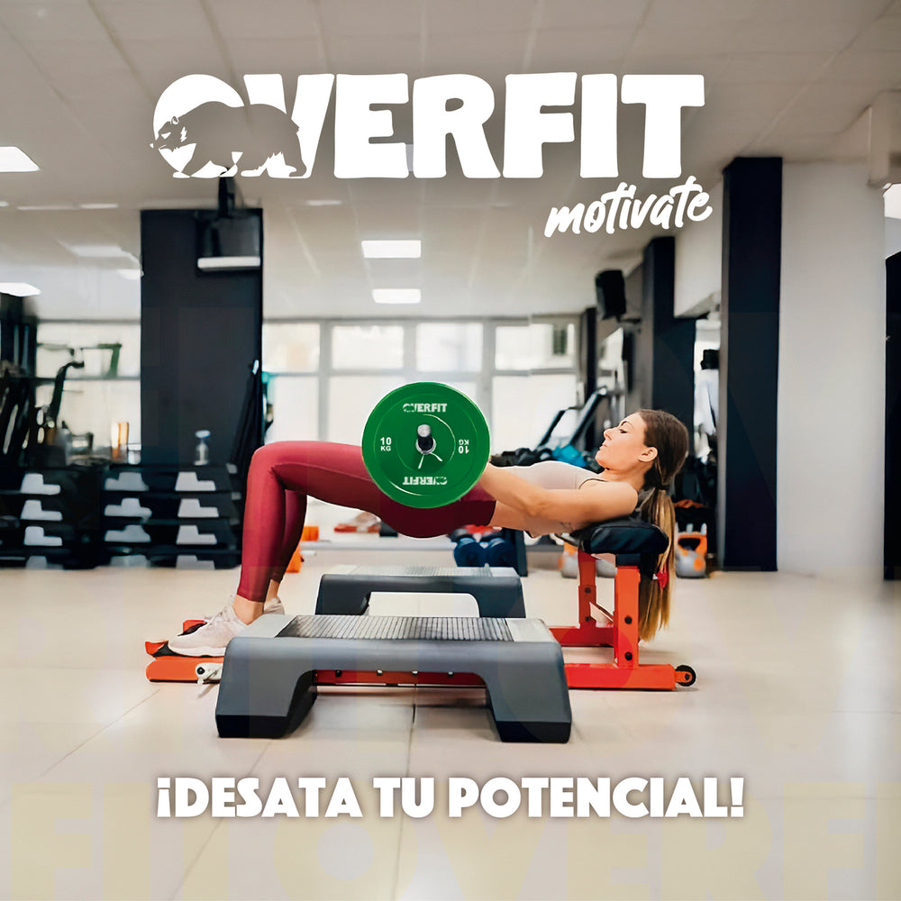 Disco Pesa Olimpica Goma Overfit 10kg Antideslizante