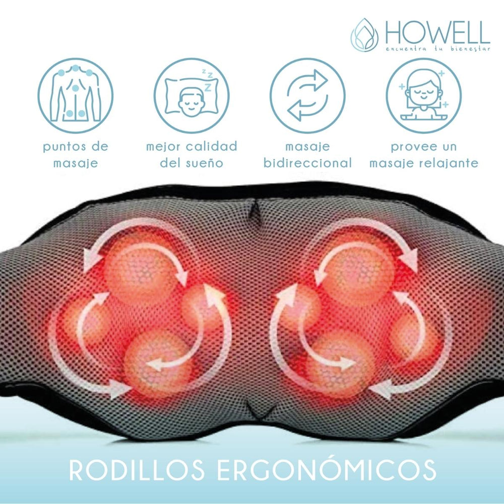 Masajeador Cervical Howell Espalda Cuello Hombros Masajes
