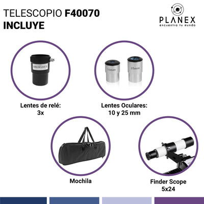 Telescopio Astronómico Monocular F40070