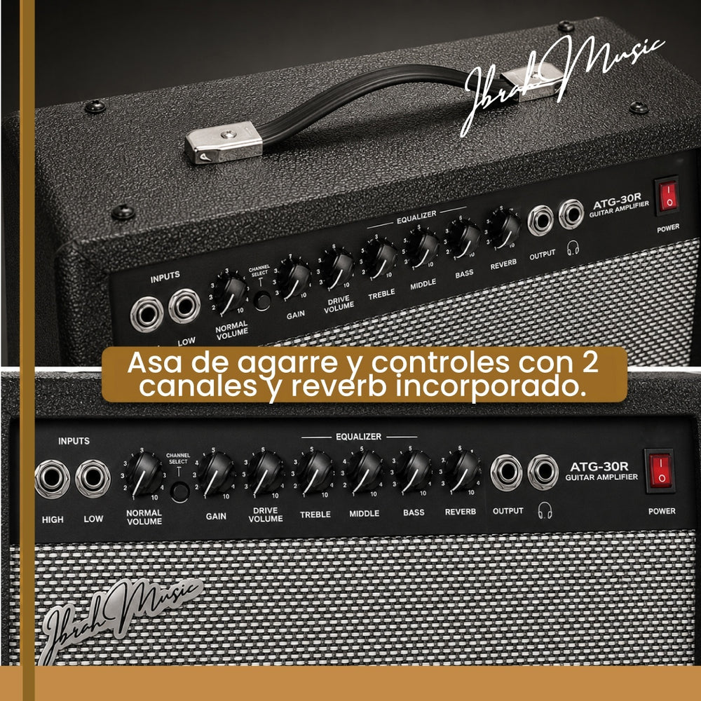 Amplificador Ibrah Music ATG-30 30W - Vista 4