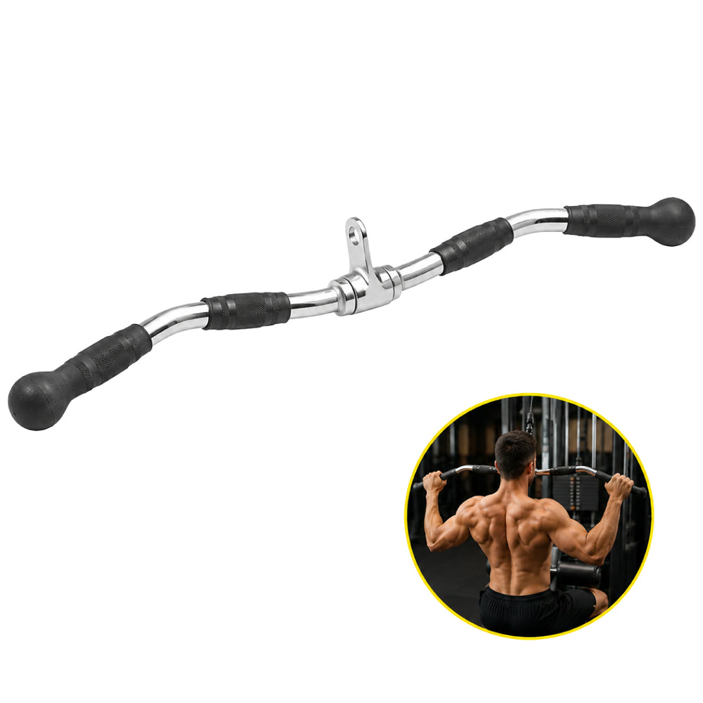Barra Traccion Triceps Ergonomico Pro Overfit Gym Polea