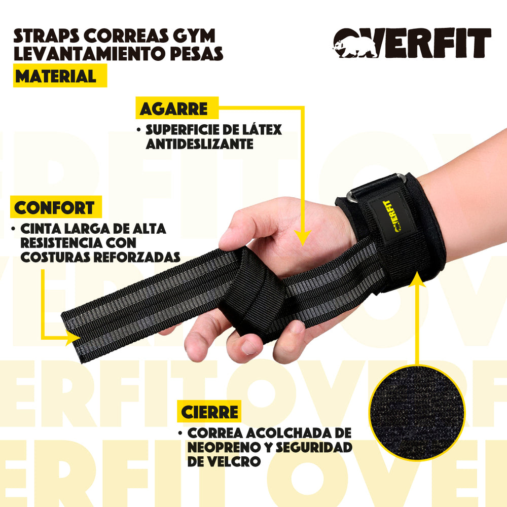 Straps Correas Levantamiento De Pesas Gym