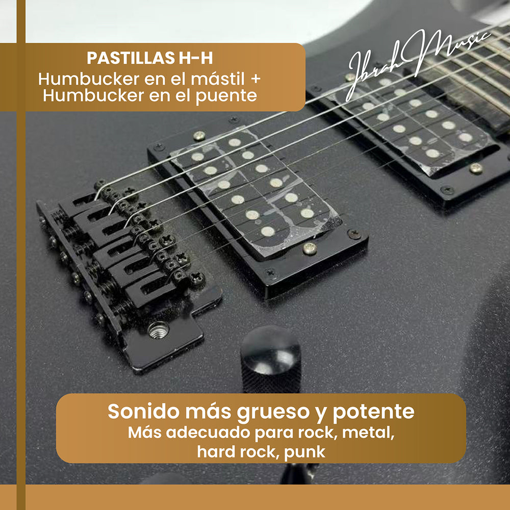 Guitarra Electrica BG 39" Ibrah Music + Amplificador 20 W