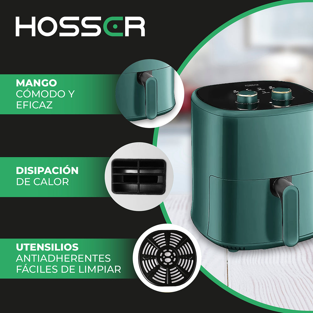 Freidora de Aire Kasser Air Fryer XL 6L Cocina Sin Aceite
