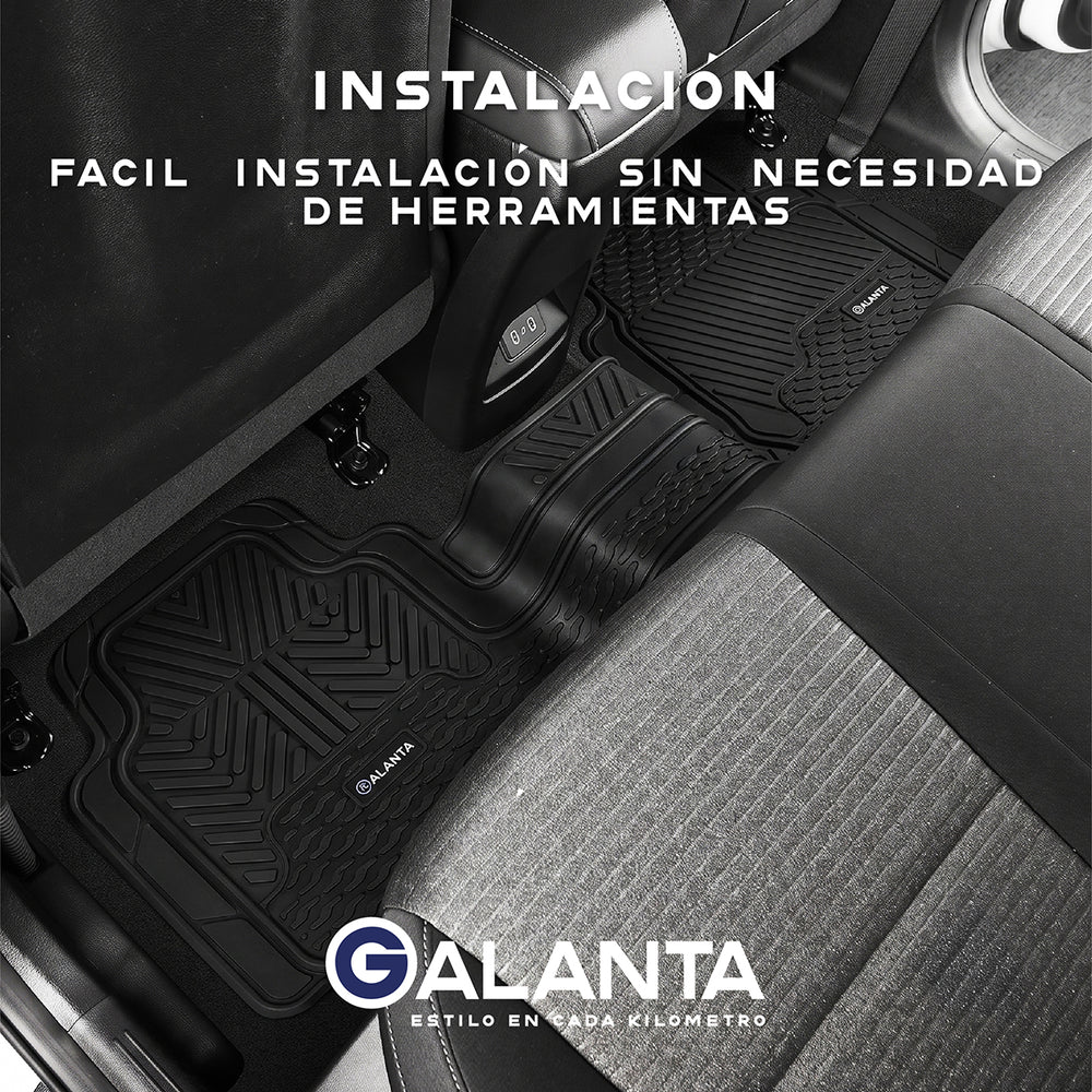 Piso de Goma Auto Suv 3 Alfombra Galanta Universal Ajustable