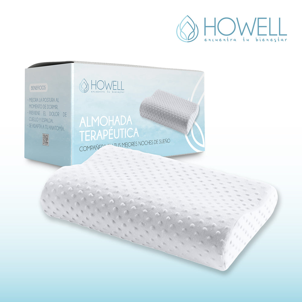 Almohada Cervical Viscoelástica Flex Memoria Dormir Descanso